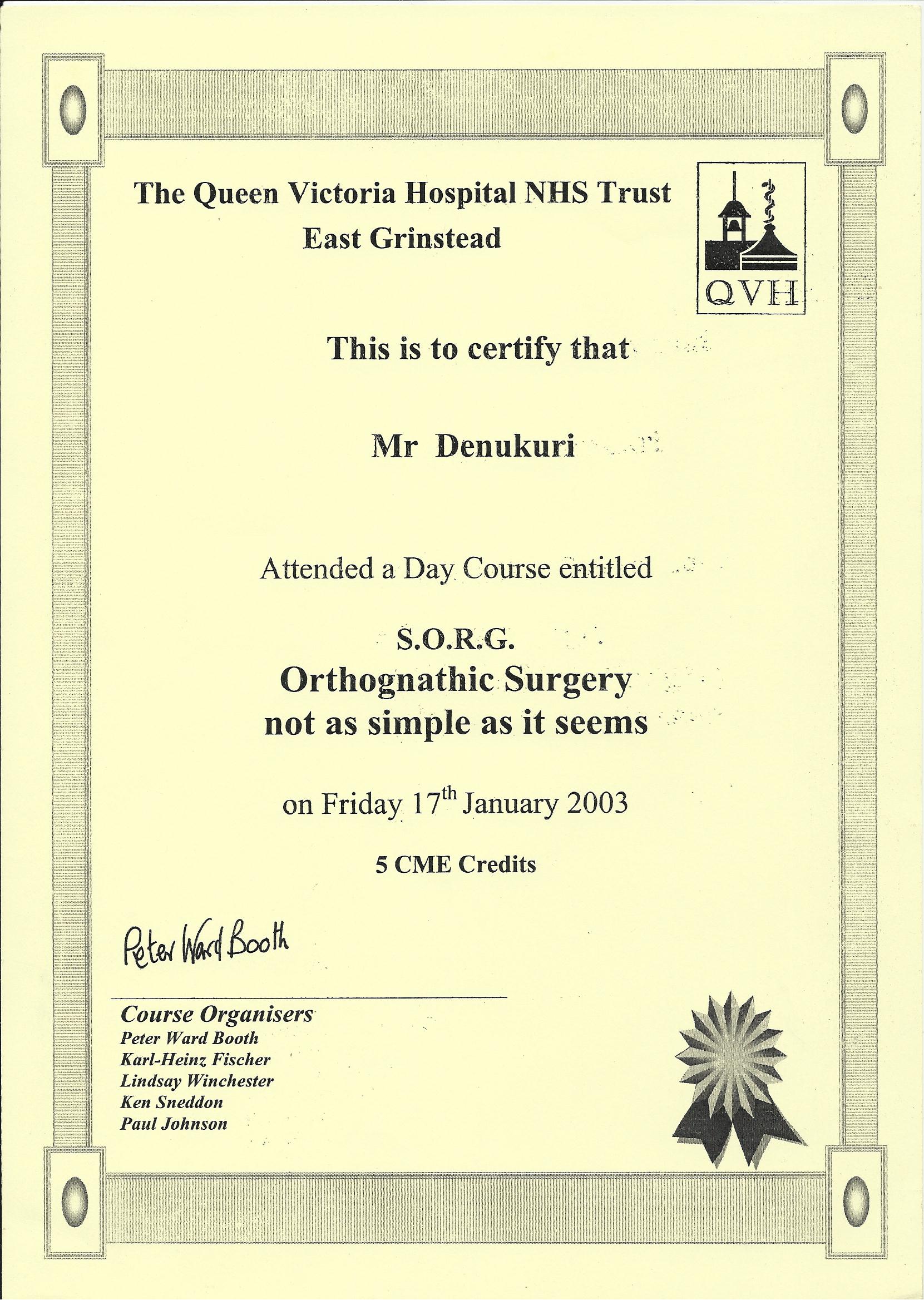 Orthognathic Course